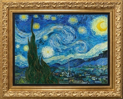 Tableau Van-Gogh-Nuit-etoilee-1889