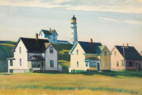 Image bga372565 Lighthouse Village also known as Cape E   Edward Hopper
