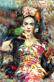 Tableau-deco-plexiglass Fryda-Kahlo,-Anne-Rosenblatt