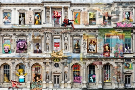 Tableau-deco-plexiglass Venizia-Palace-Anne-Rosenblatt