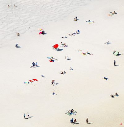 Toile imprimée Bain-de-soleil-sur-la-plage