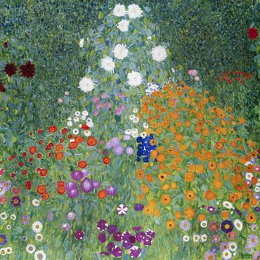 1GK132-Farmer-s-Garden--PEINTRE-PAYSAGE-Gustav-Klimt