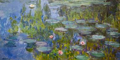 2CM4351-Water-Lilies-PEINTRE-MER-Claude-Monet