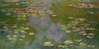 2CM4352-Water-Lilies-PEINTRE-MER-Claude-Monet