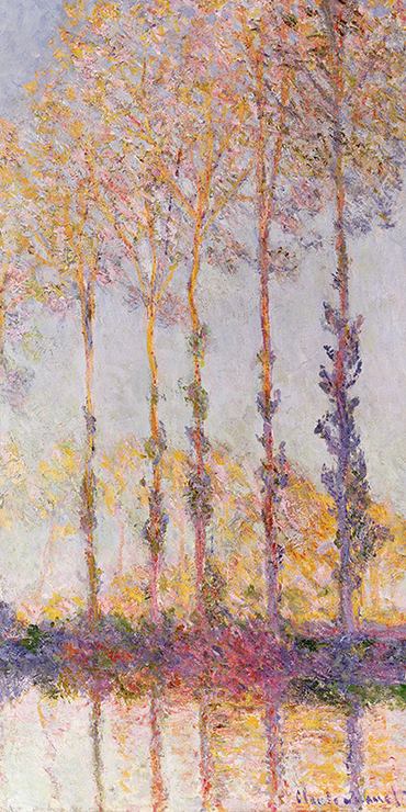 2CM546-Poplars-on-the-Banks-of-the-Epte-(detail)-PEINTRE-PAYSAGE-Claude-Monet