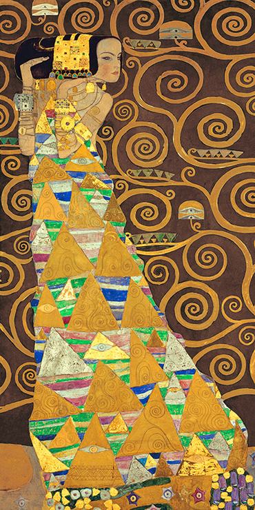 2GK1835-Tree-of-Life-(Brown-Variation)-I-PEINTRE-FIGURATIF-Gustav-Klimt