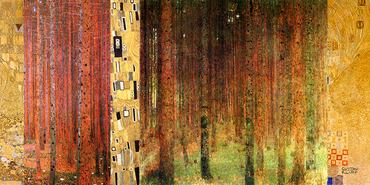 2GK1838-Klimt-Patterns-Forest-I-PEINTRE-PAYSAGE-Gustav-Klimt