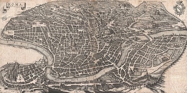 2MP4989-Matthaus-Merian-Panoramic-View-of-Rome-1640