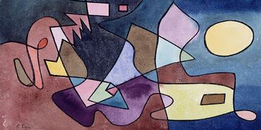 2PK1500-Dramatic-Landscape-PEINTRE--Paul-Klee
