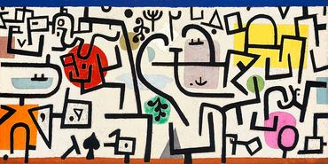 2PK1947-Rich-Harbour-(detail)-PEINTRE--Paul-Klee