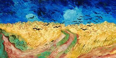 2VG054-Wheat-Field-with-Crows--PEINTRE-PAYSAGE-Vincent-van-Gogh