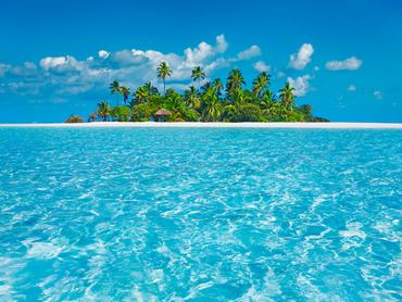 3FK3155-Tropical-lagoon-with-palm-island-Maldives-PAYSAGE-MARIN-Frank-Krahmer