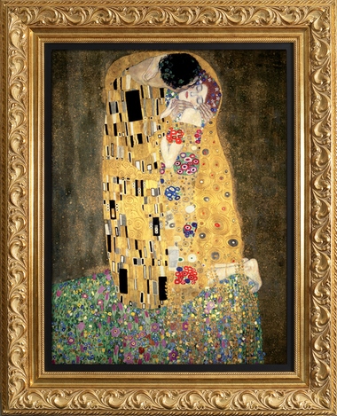 Tableau  Gustav-Klimt-The-Kiss
