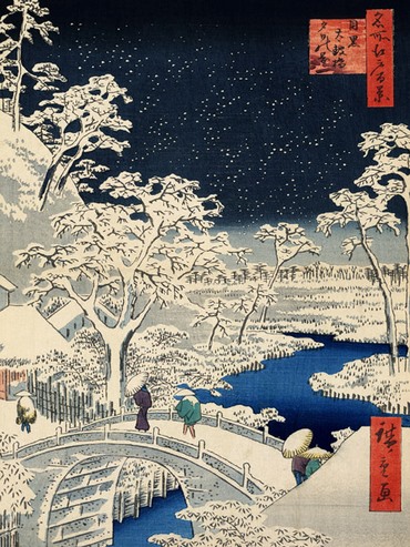 3HI5738-Ando-Hiroshige-Drum-bridge-at-Meguro-and-Sunset-Hill
