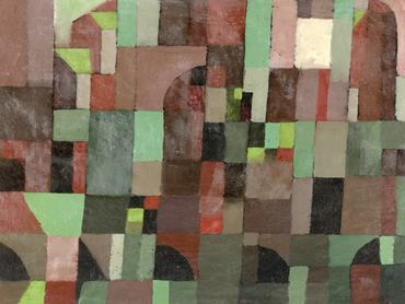 3PK2107-Red-Green-Architecture-PEINTRE--Paul-Klee
