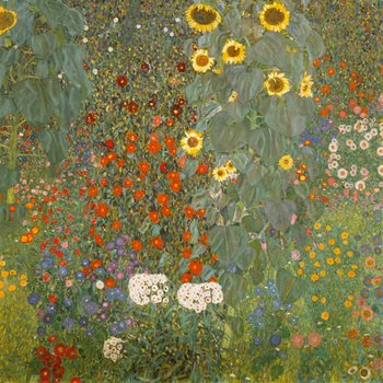 ig4185-Jardin-avec-tournesols-ART-CLASSIQUE---Gustav-Klimt