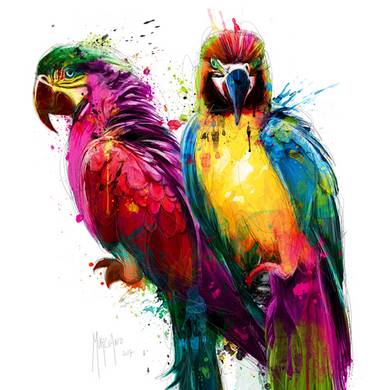 ig8656-Tropical-Colors-I-ART-MODERNE-POP-ART-FIGURATIF-Patrice-Murciano