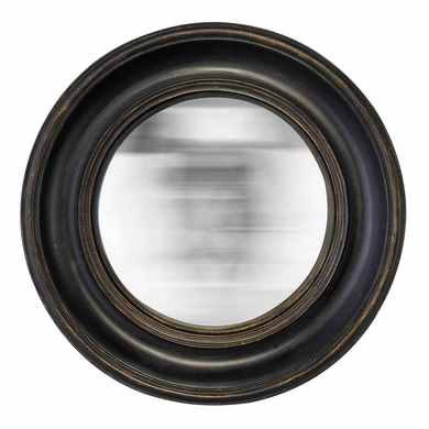 Miroir-rond-noir-convexe