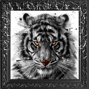 Tableau Patrice Murciano White-tiger