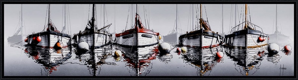 Image encadrée Alain COADOU BATEAU 00299-AC 30X120