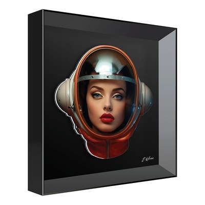 Vitrine Relief  Girl Space Kalu Noir, Sebastien Oliver 30X30