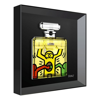 Vitrine Relief  Autrement Y. Kalu Noir, Franck Doat 30X30