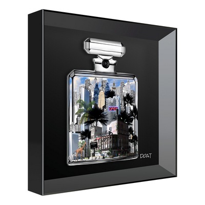 Vitrine Relief  Citychic Two Kalu Noir, Franck Doat 30X30