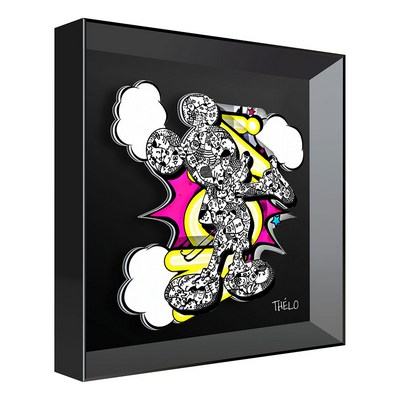 Vitrine Relief  Et Voila Boo Kalu Noir, Thelo 30X30