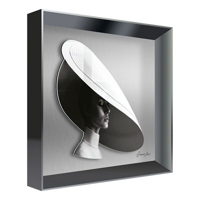 Vitrine Relief  Vl Foglia Kalu Gris, Vincent Lebret 30X30