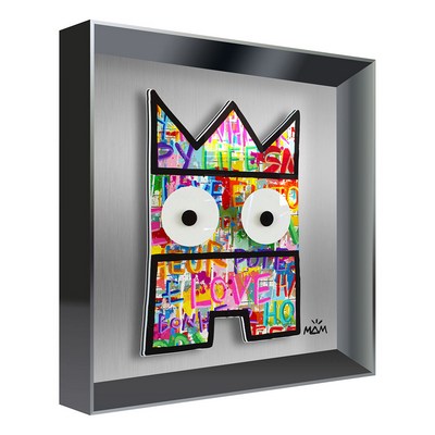 Vitrine Relief  Free Pote Kalu Gris, Mam 30X30