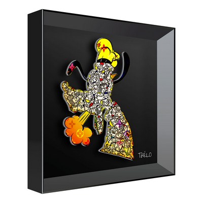 Vitrine Relief  Happy Pluto Kalu Noir, Thelo 30X30
