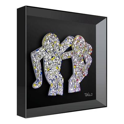 Vitrine Relief  Homm Haring Kalu Noir, Thelo 30X30