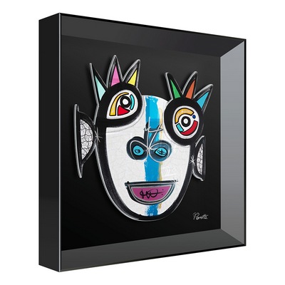 Vitrine Relief  Kima Kalu Noir, Perrotte 30X30