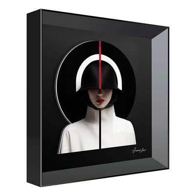 Vitrine Relief  Vl Lip Kalu Noir, Vincent Lebret 30X30