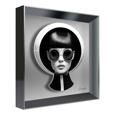 Vitrine Relief  Pop Kalu Gris, Vincent Lebret 30X30