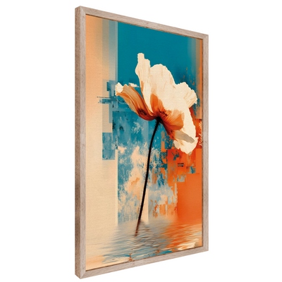Reproduction encadrée FLEURS Murmures Du Coquelicots - Raphaelle Meyer 40X50