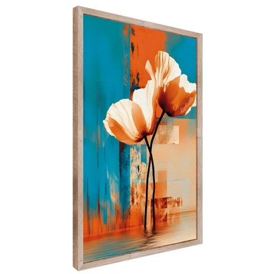 Reproduction encadrée FLEURS Souffle Des Coquelicots - Raphaelle Meyer 40X50