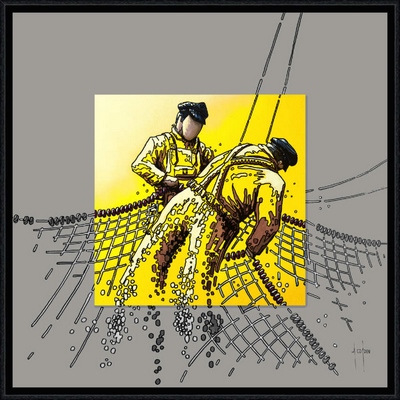 Image encadrée Alain COADOU MARIN 0500-AC 20X20