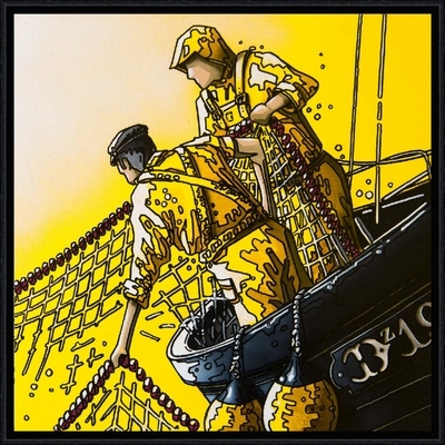 Image encadrée Alain COADOU MARIN 0511-AC 50X50