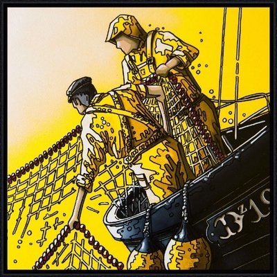 Image encadrée Alain COADOU MARIN 0511-AC 60X60