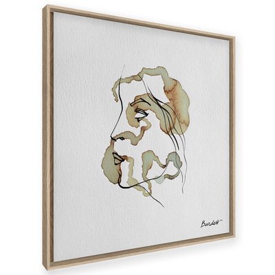 Reproduction encadrée FIGURATIF La Solitude - Bardest 70X70