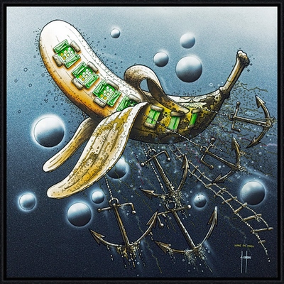 Image encadrée Alain COADOU PAYSAGE 0719-AC 20X20