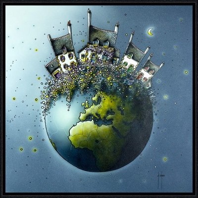 Image encadrée Alain COADOU PAYSAGE 0721-AC 20X20