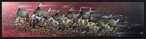 Image encadrée Alain COADOU PAYSAGE 0723-AC 30X120