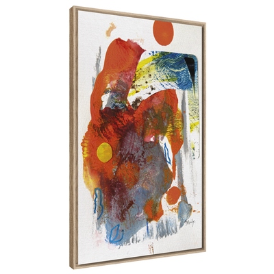 Reproduction encadrée ABSTRAIT Poesie - Maïlys Pierard 80X120