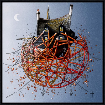 Image encadrée Alain COADOU PAYSAGE 0810-AC 20X20