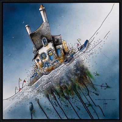 Image encadrée Alain COADOU PAYSAGE 0899-AC 20X20