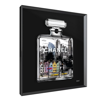 Vitrine Relief  Citychic One Kalu Noir, Franck Doat 90X90