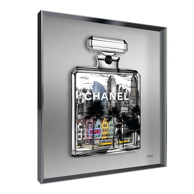 Vitrine Relief  Citychic One Kalu Gris, Franck Doat 90X90