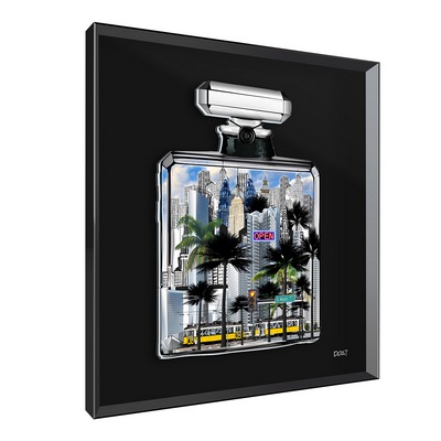 Vitrine Relief  Citychic Two Kalu Noir, Franck Doat 90X90